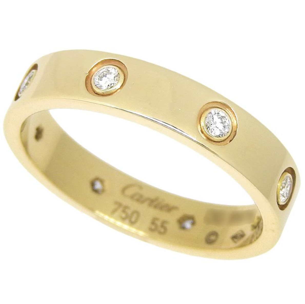 カルティエのLOVEリング・フルダイヤの画像