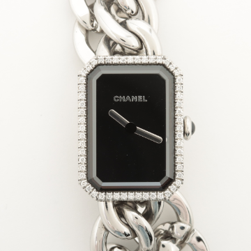 プルミエール H3252 SS QZ 黒文字盤の画像