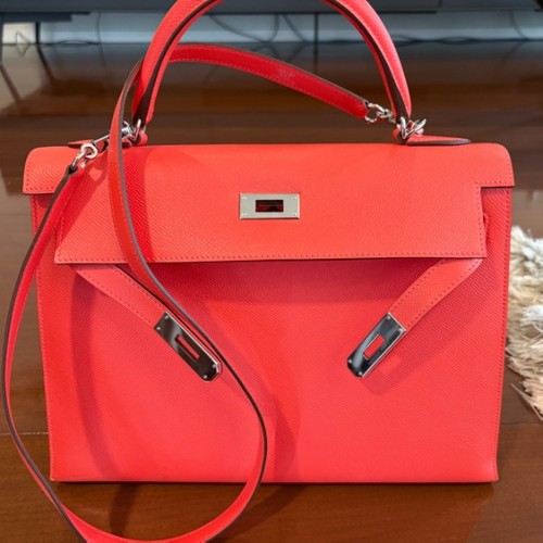 ケリー 32 外縫い ローズジャイプール X刻印