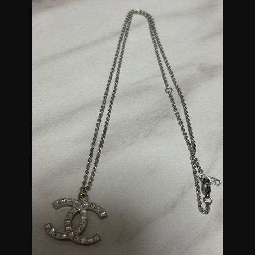 ココマーク ラインストーン ネックレス