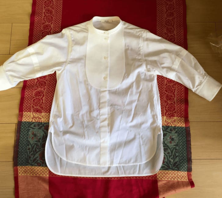 セリーヌ　スタンドカラーシャツ