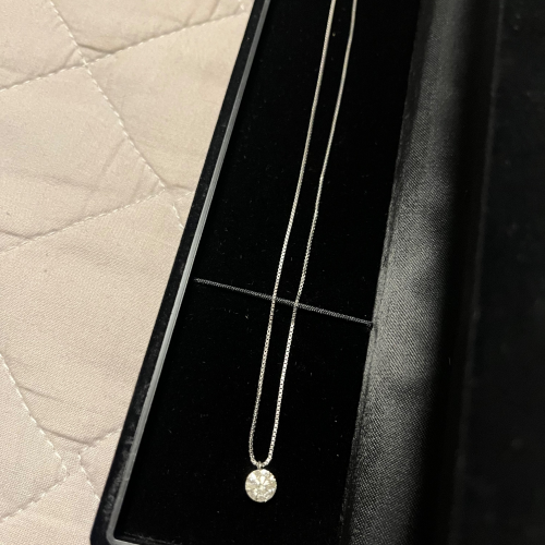 プラチナ 1ct ダイヤモンドネックレス