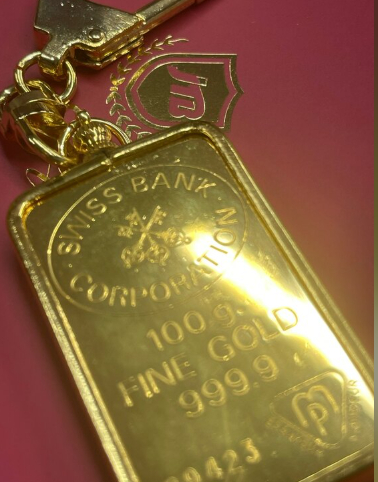 スイス銀行100グラムインゴット