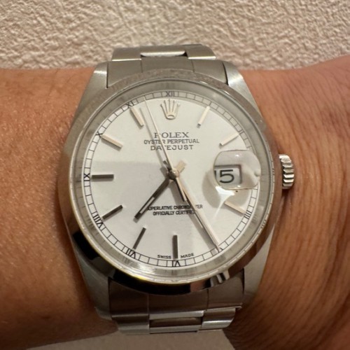 デイトジャスト 16200 白ローマ