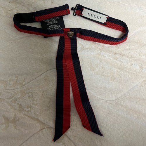 キャットヘッド付き ストライプ ネックボウ・蝶ネクタイ