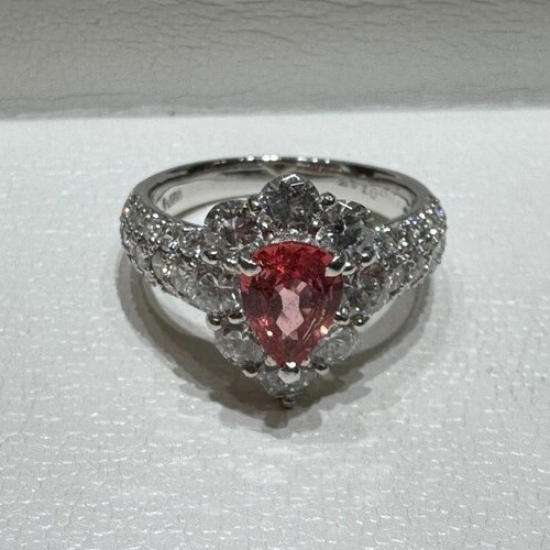 パパラチアサファイアリング