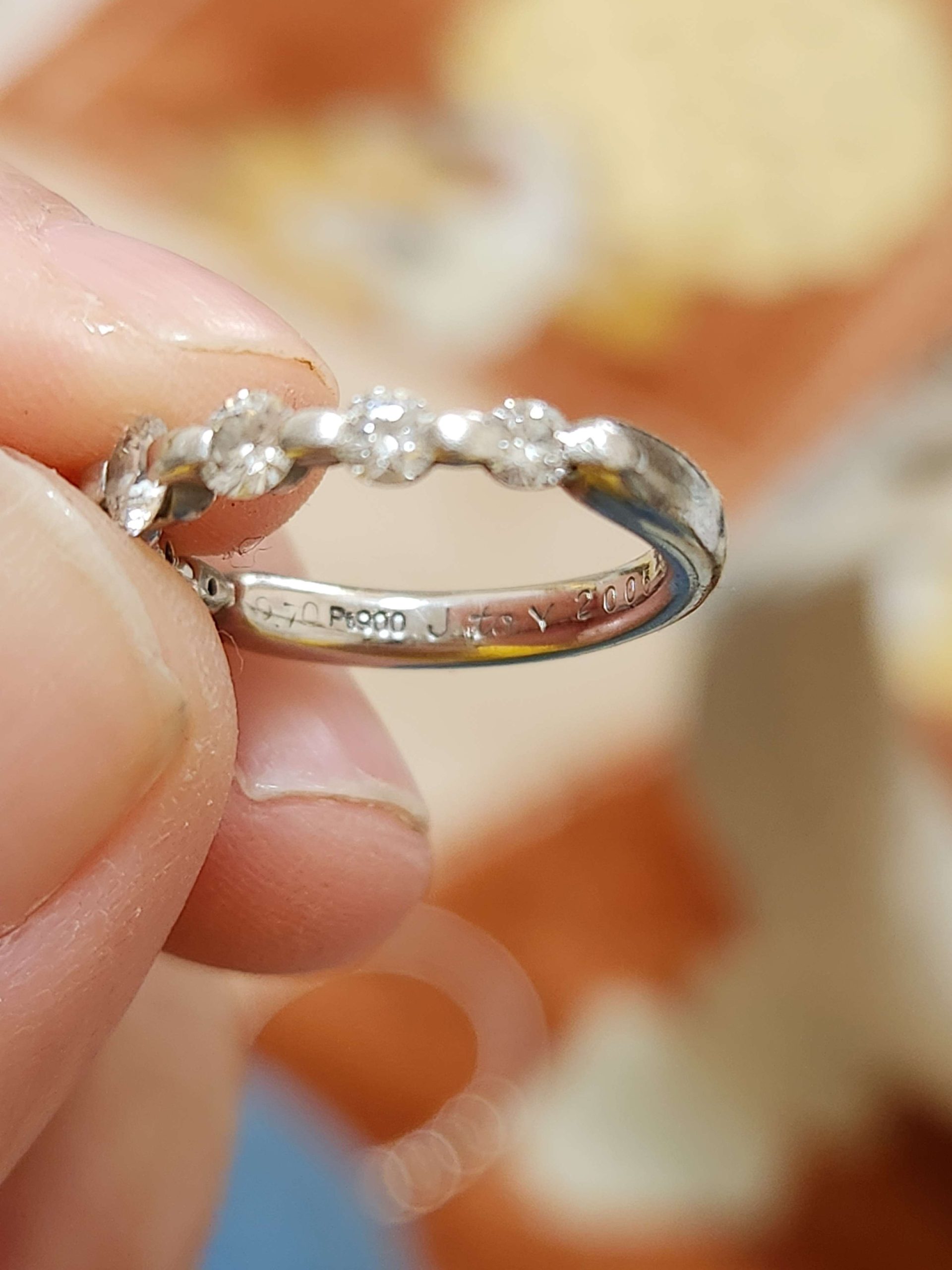 プラチナダイヤリング