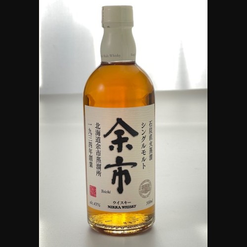 ニッカ余市 ピュアモルト ノンエイジ 白ラベル 500ml