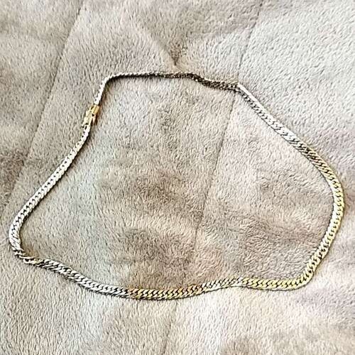 田中貴金属k18＆pt850ネックレス