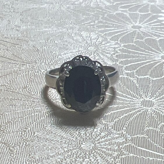 K18WG サファイアリング