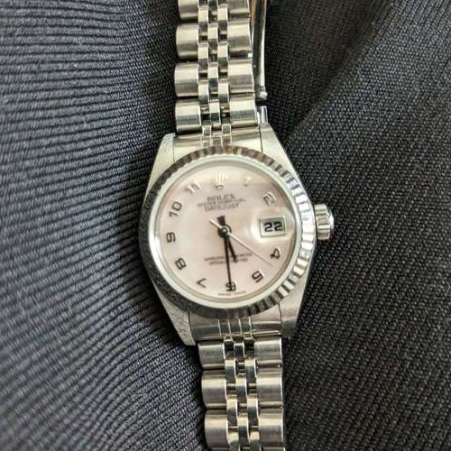 デイトジャスト オイスターパーペチュアル ピンクシェル レディース