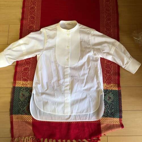 セリーヌ スタンドカラーシャツ