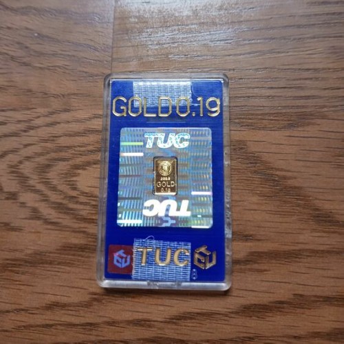 徳力インゴット未使用0.1g