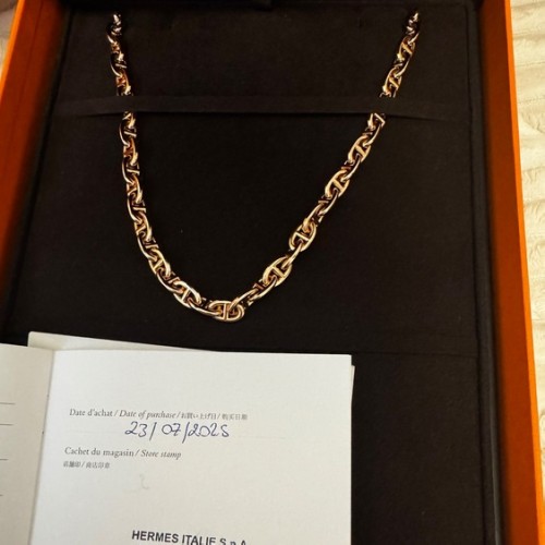 シェーヌダンクルネックレス PM 38コマ ローズゴールド