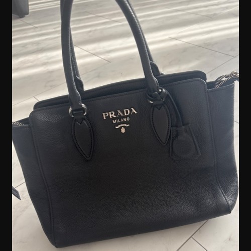 レザー 2WAYハンドバッグ ブラック