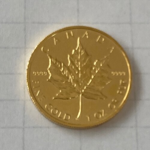 カナダメイプルリーフ金貨1オンス