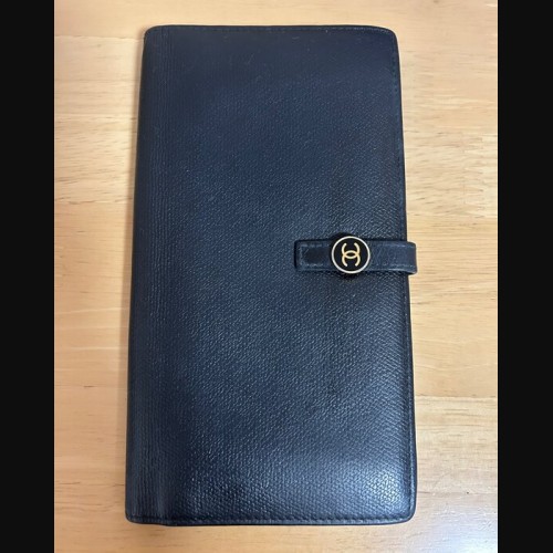 Wホック 長財布 ココボタン