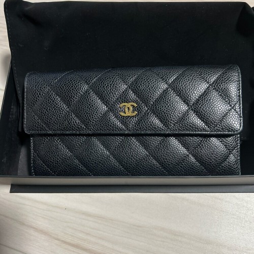 マトラッセ 長財布 キャビアスキン