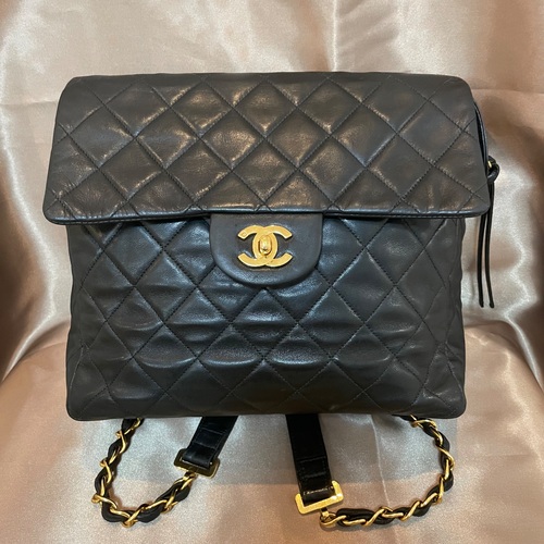 シャネル ラムスキン チェーンリュック