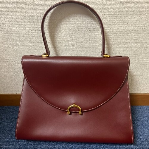 ボルドー ハンドバッグ