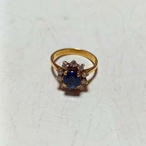 サファイアダイヤモンドリング