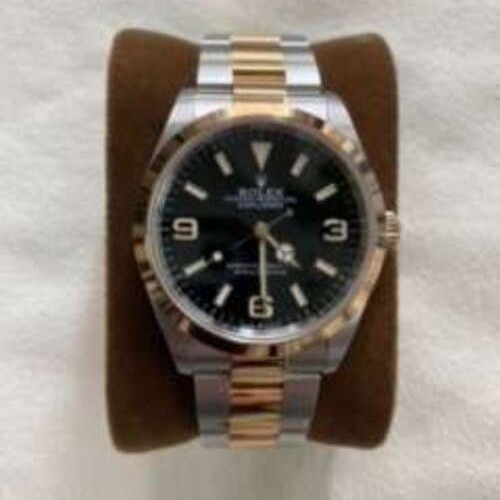 ロレックス エクスプローラーⅠコンビ YG