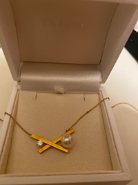 パール・ダイヤモンドネックレス