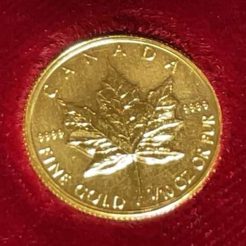 メイプルリーフ金貨 1/10oz