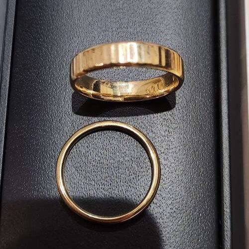 K18 指輪２本 ２本合計　11.24g