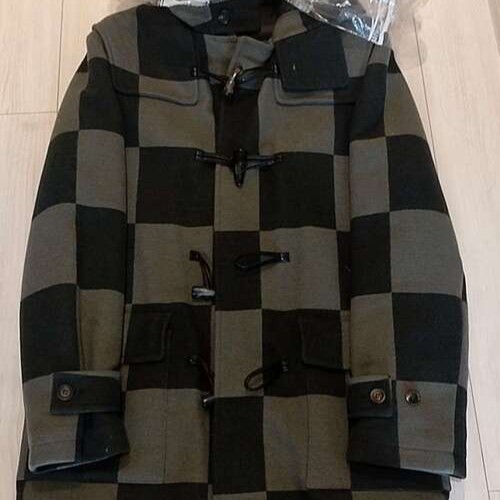 ルイヴィトン　ダミエ　ダッフルコート