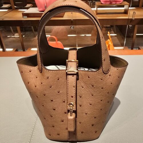 ピコタンマイクロ オーストリッチ K刻印 ゴールド金具