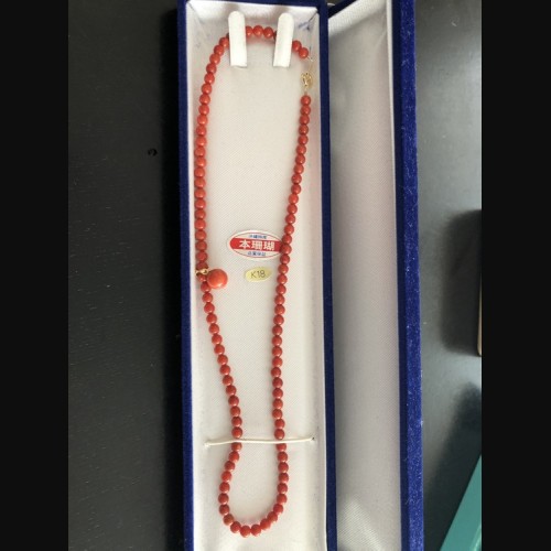 本珊瑚のネックレス