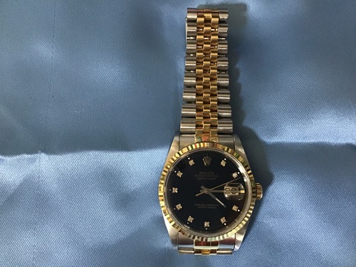 デイトジャスト　コンビ　10Pダイヤ　BK