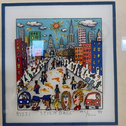 JAMES RIZZI リトグラフ『STICKBALL』