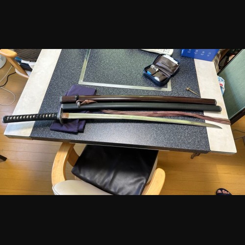 刀 72.2cm (表)伊豆住 竜義作(裏)平成十年六月吉日