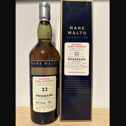 ローズバンク22年(1981ー2004) カスクストレングス61.1%