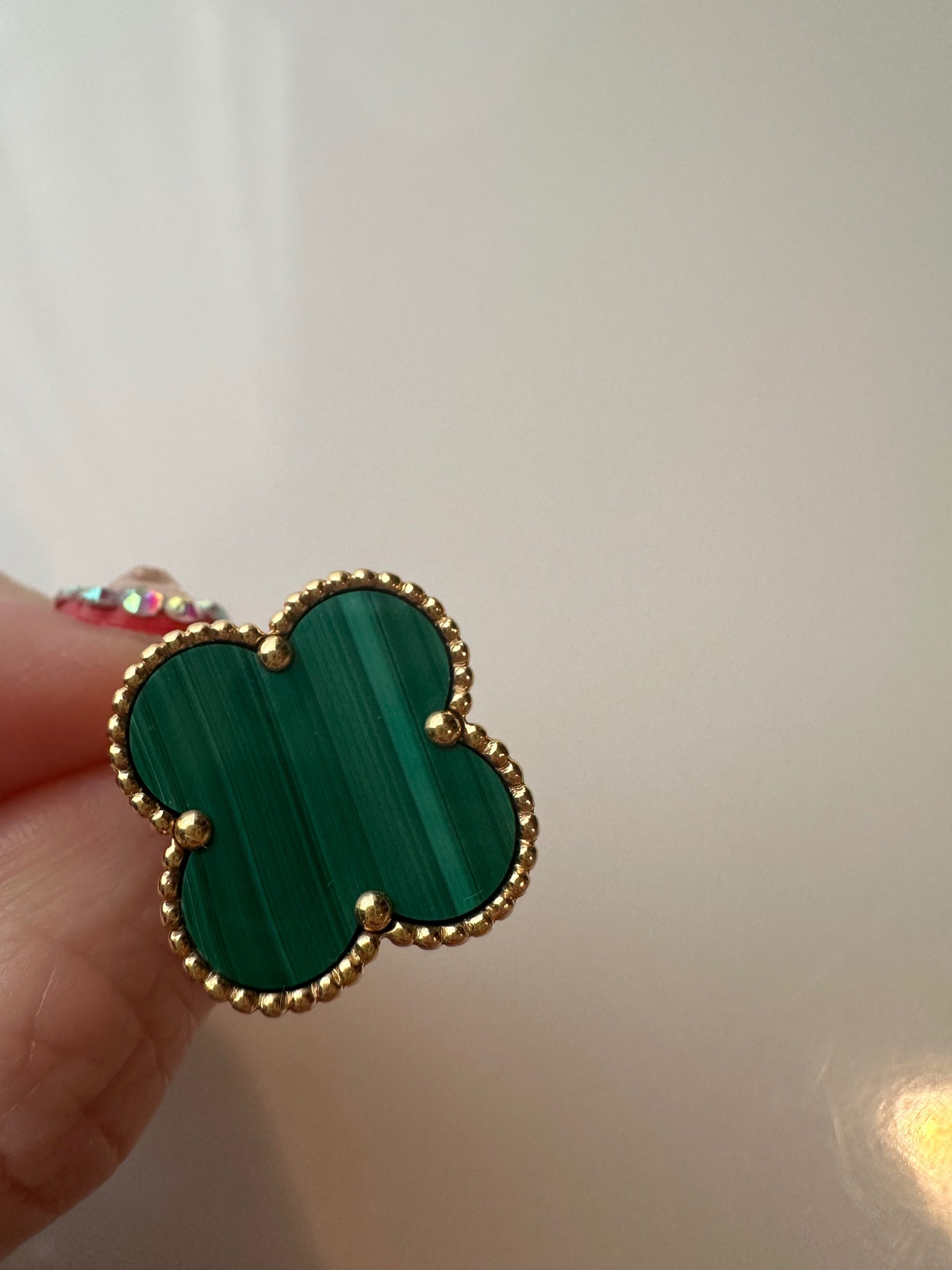 ヴァンクリーフ マジックアルハンブラ マラカイト 指輪