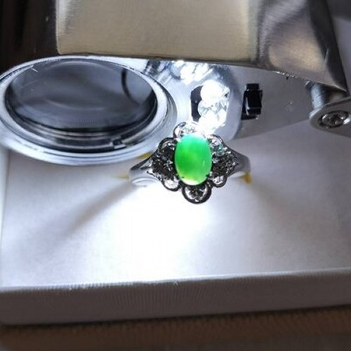 18K ヒスイ 指輪