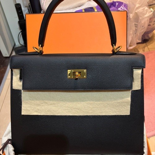 ケリー28 ブラック ゴールド金具