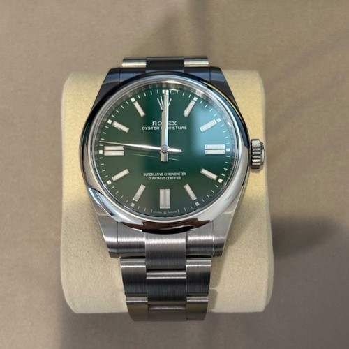 ロレックス パーペチュアル 134300 オイパペ グリーン