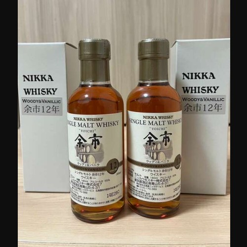 余市12年 180ml ウッディ＆バニラ