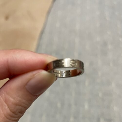 カルティエ ミニラブリング K18WG