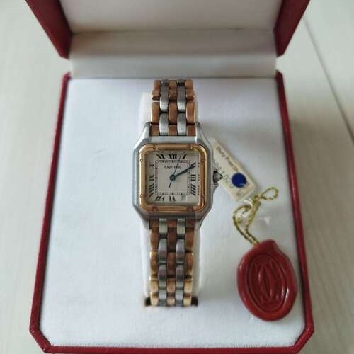 カルティエ パンテール LM 3ロウ ピンクゴールド