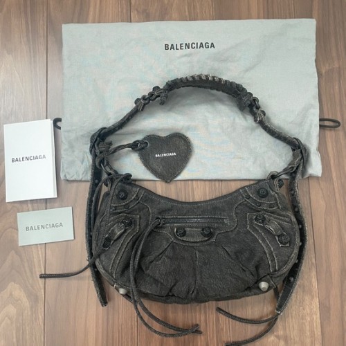 バレンシアガ Le cagole ブラックデニム