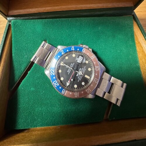 【ロレックス】激レア ティファニー Wネーム　GMTマスター 1675