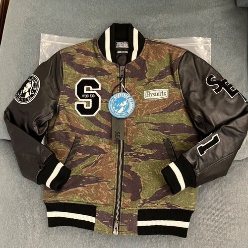 HYSTERIC GLAMOUR x WINDANDSEA バーシティジャケット