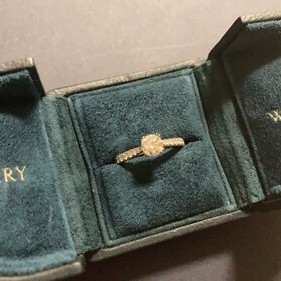 ハリーウィンストン ブリリアント ラブ ダイヤ リング Pt950　0.55ct