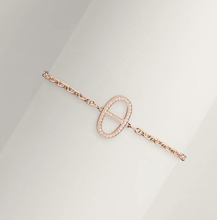 シェーヌダンクル・コントゥール ピンクゴールド/ダイヤモンドの画像