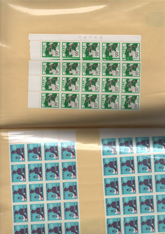 切手 シート×49枚（1,200枚）、バラ×約800枚