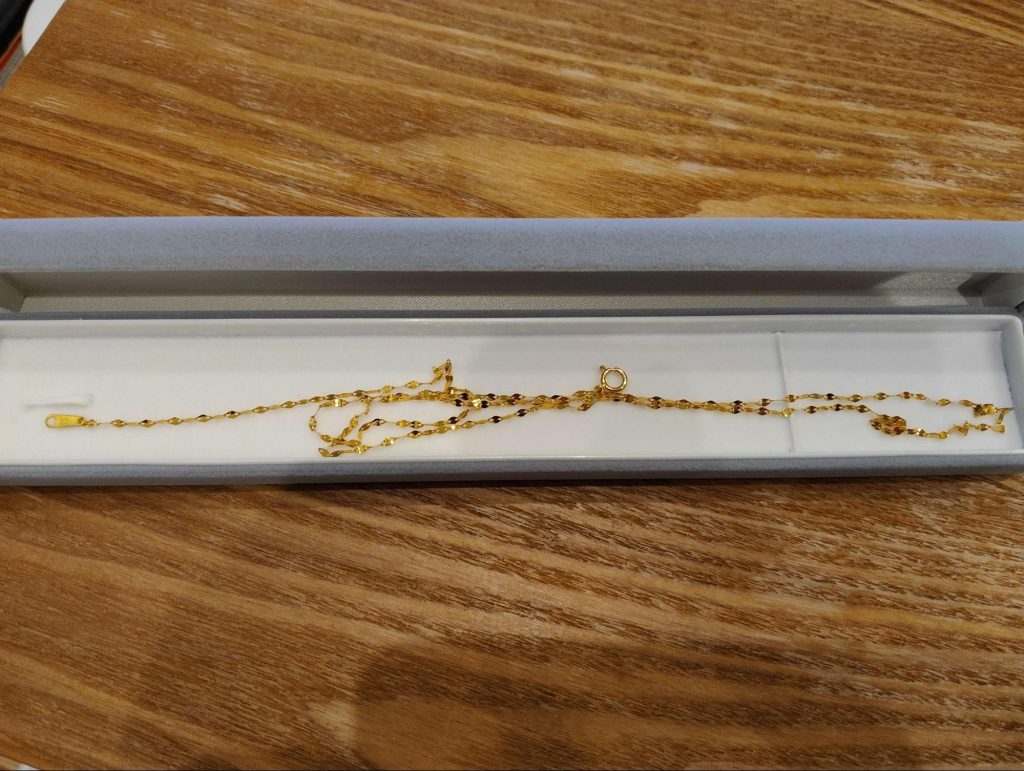 24金ネックレス 60cmの画像